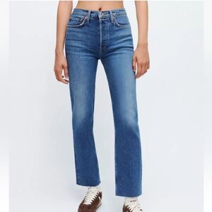 Re/Done 70s Stove Pipe Jeans in Mid 70s Size 28